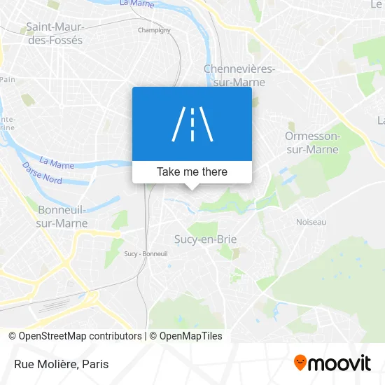Rue Molière map