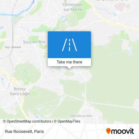 Rue Roosevelt map