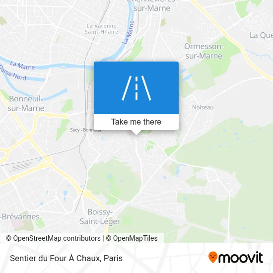 Sentier du Four À Chaux map