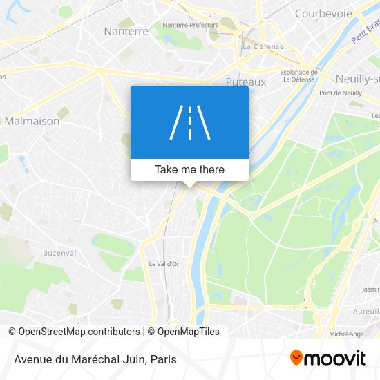 Avenue du Maréchal Juin map