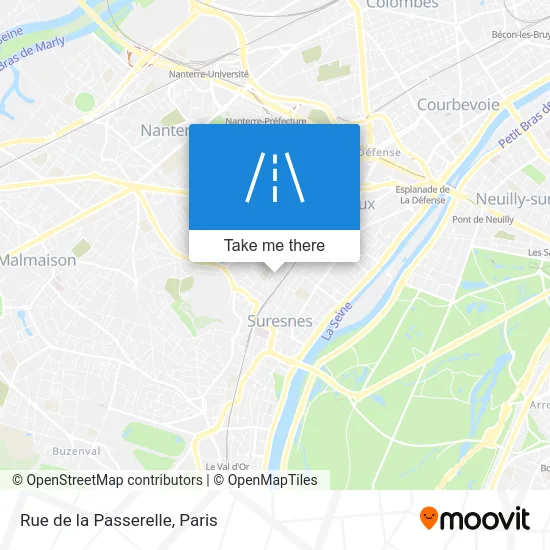 Rue de la Passerelle map