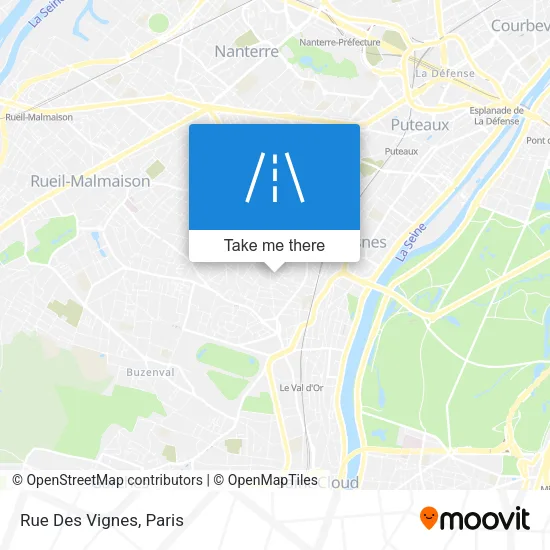 Rue Des Vignes map
