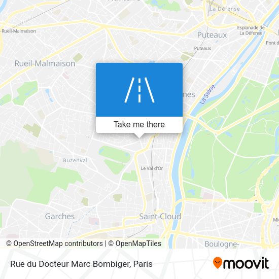 Rue du Docteur Marc Bombiger map