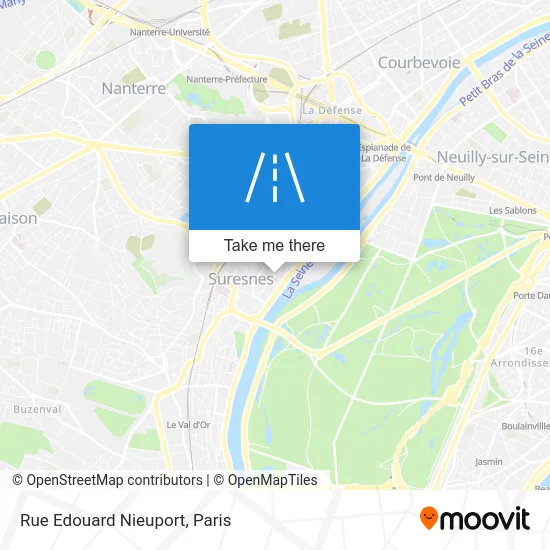 Rue Edouard Nieuport map