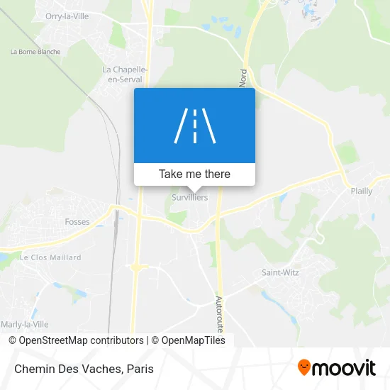 Chemin Des Vaches map