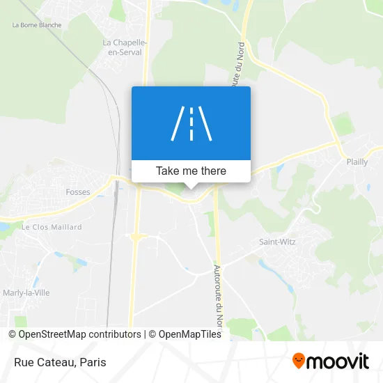 Rue Cateau map
