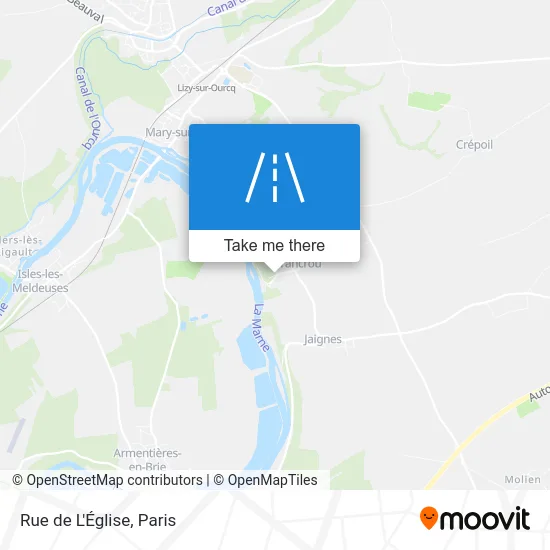 Rue de L'Église map