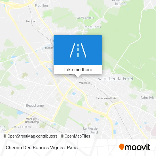 Chemin Des Bonnes Vignes map