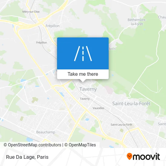 Rue Da Lage map