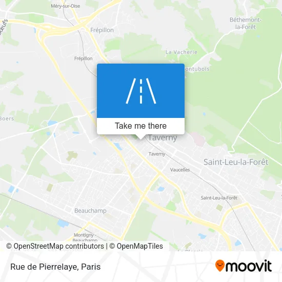 Rue de Pierrelaye map