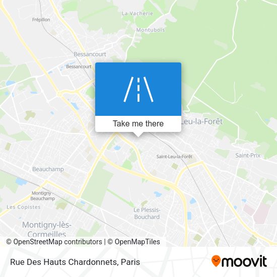 Rue Des Hauts Chardonnets map