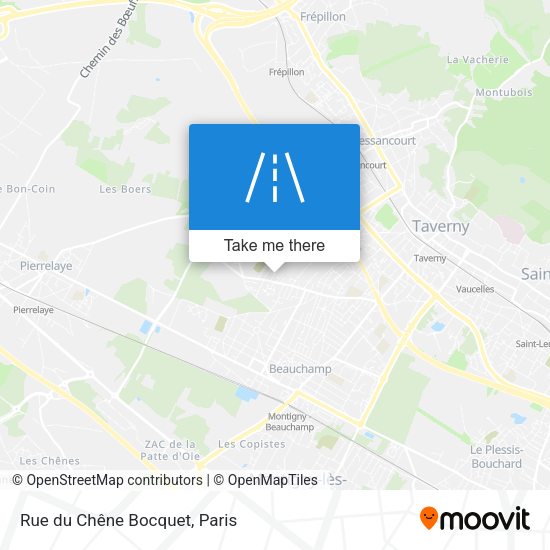 Rue du Chêne Bocquet map