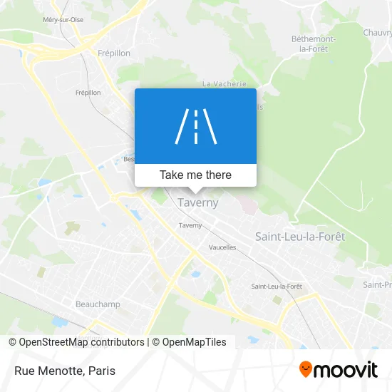Rue Menotte map