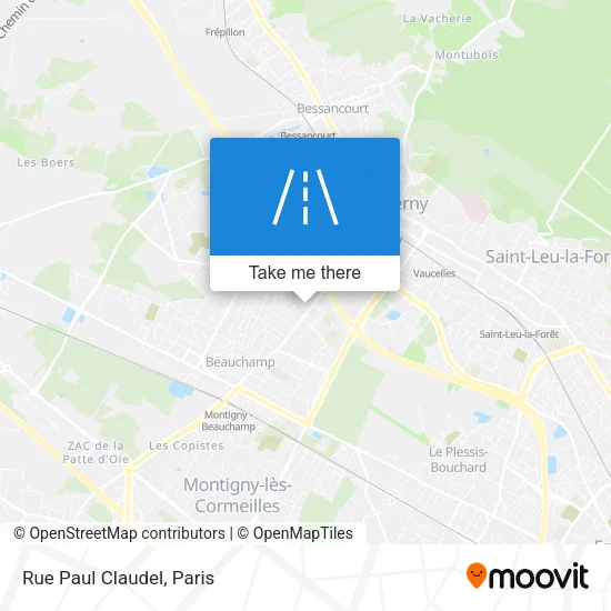 Rue Paul Claudel map