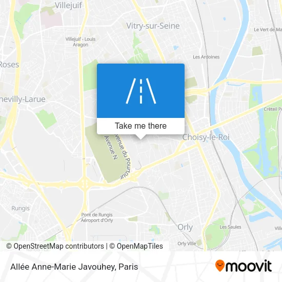 Allée Anne-Marie Javouhey map