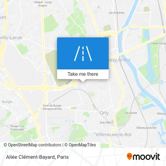 Allée Clément-Bayard map