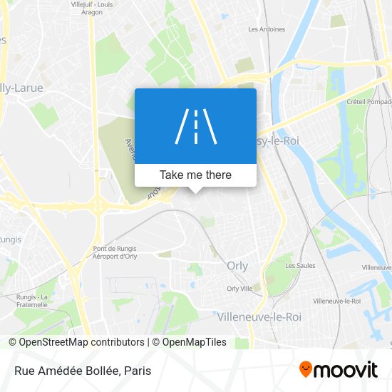 Rue Amédée Bollée map