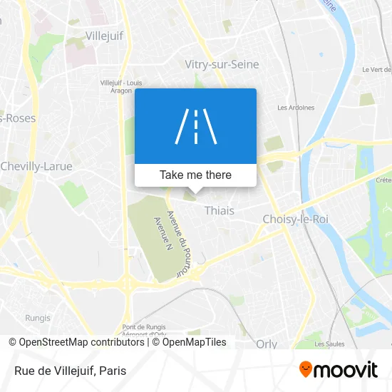 Rue de Villejuif map