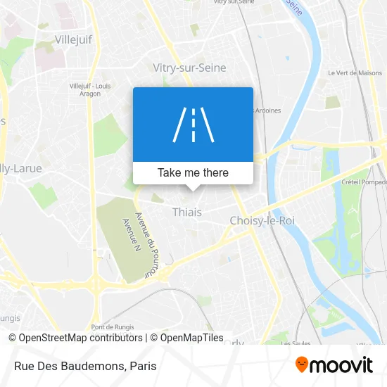 Rue Des Baudemons map