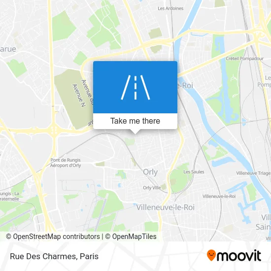 Rue Des Charmes map