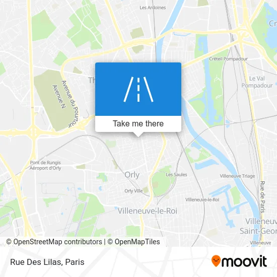 Rue Des Lilas map