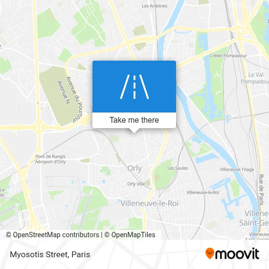 Rue Des Myosotis map