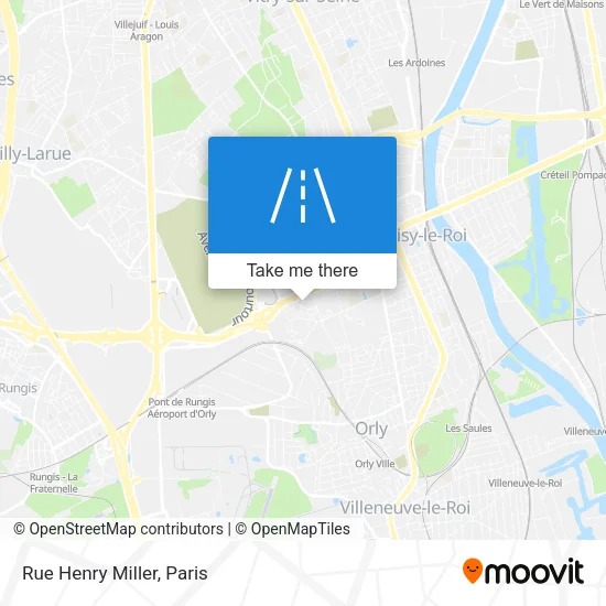 Rue Henry Miller map