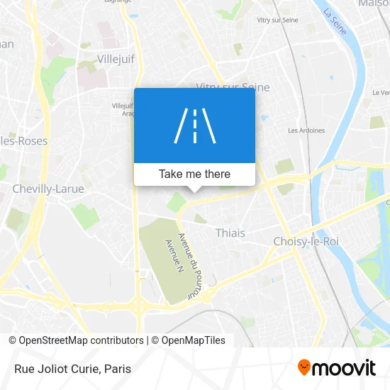 Rue Joliot Curie map
