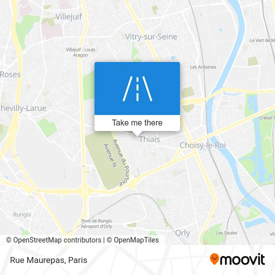 Rue Maurepas map