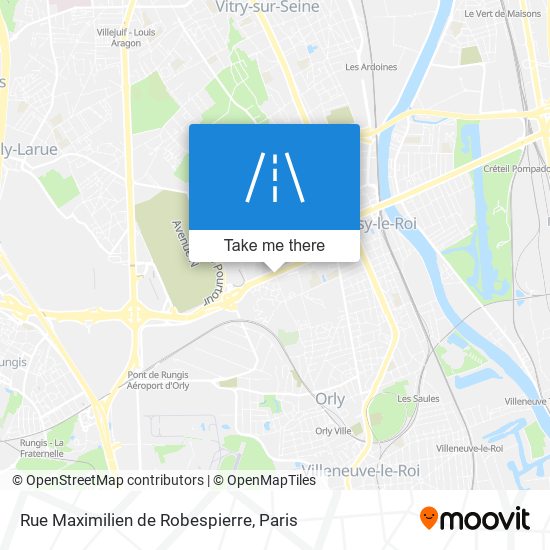 Mapa Rue Maximilien de Robespierre