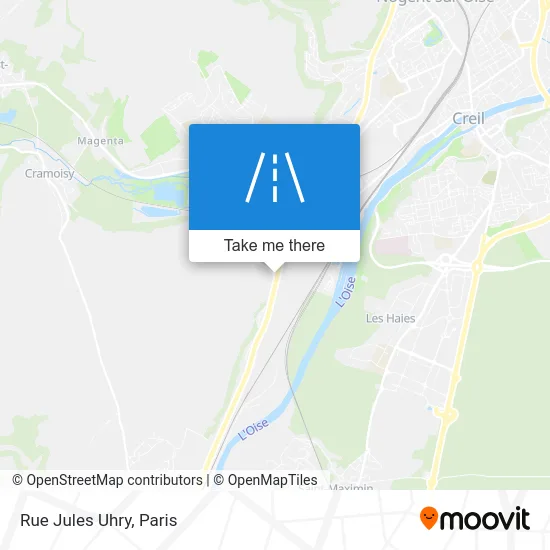 Rue Jules Uhry map