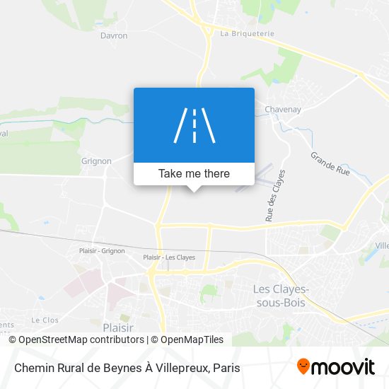 Chemin Rural de Beynes À Villepreux map