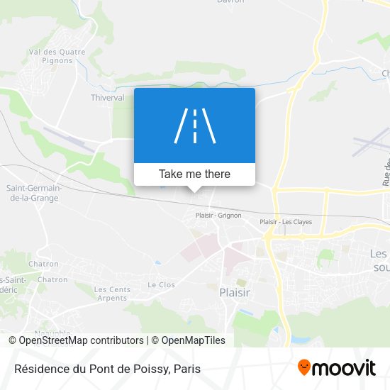Résidence du Pont de Poissy map