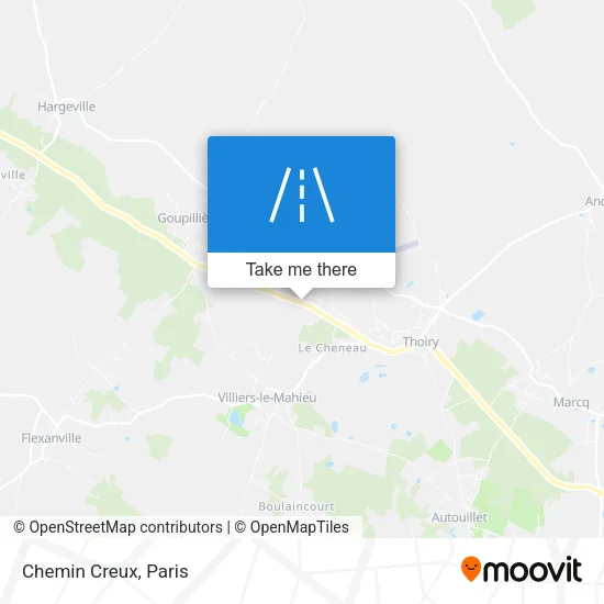 Chemin Creux map