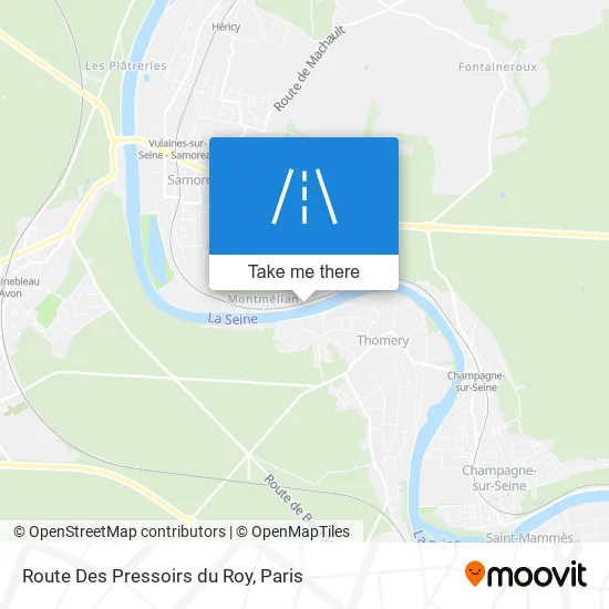 Route Des Pressoirs Du Roy map