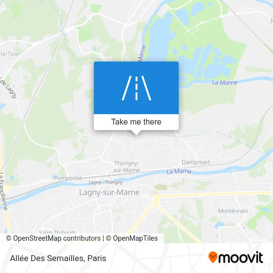 Allée Des Semailles map