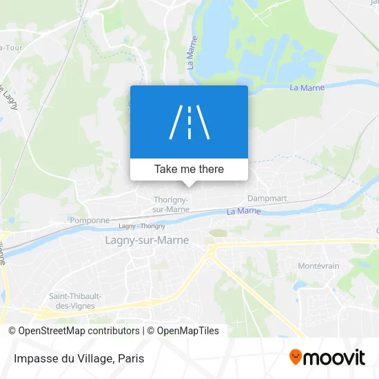 Impasse du Village map