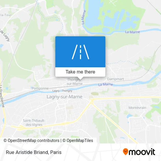 Rue Aristide Briand map