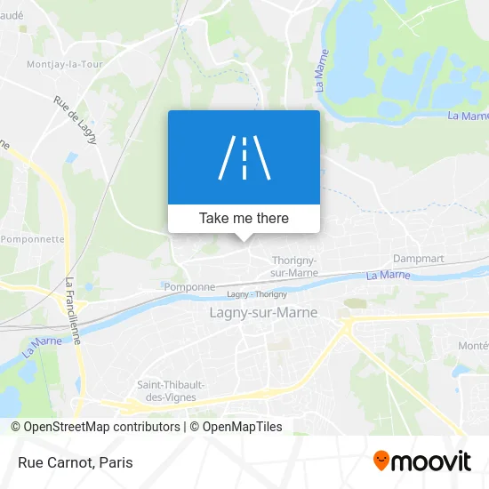 Mapa Rue Carnot