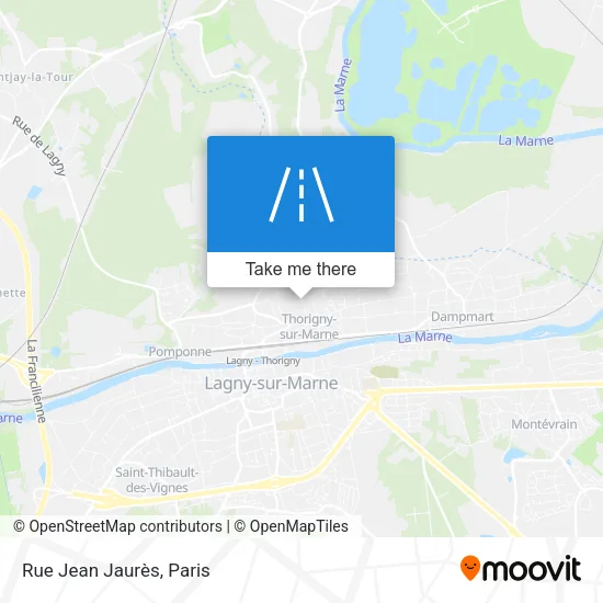Rue Jean Jaurès map