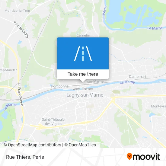 Mapa Rue Thiers