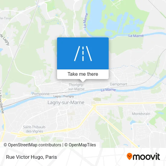 Rue Victor Hugo map