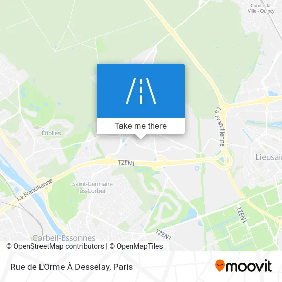 Rue de L'Orme À Desselay map