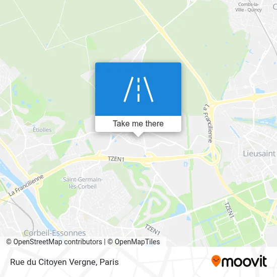 Rue du Citoyen Vergne map
