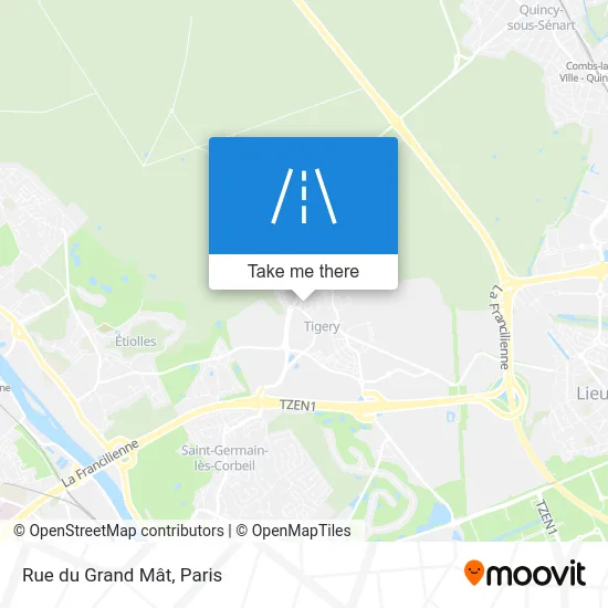 Rue du Grand Mât map