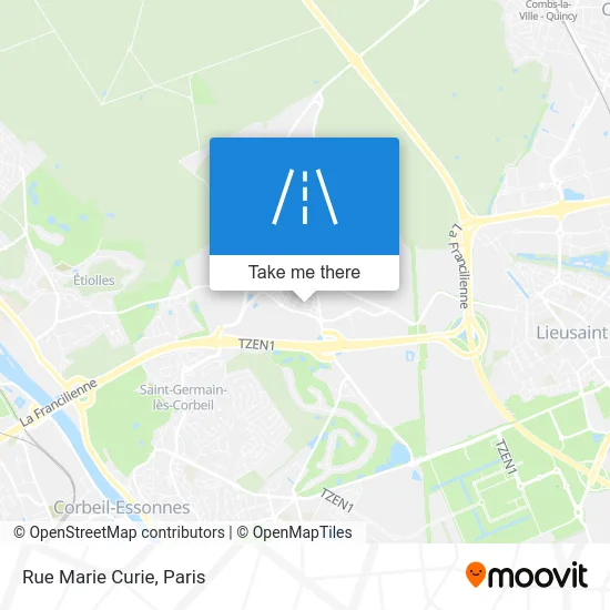 Rue Marie Curie map