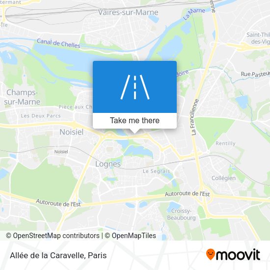 Allée de la Caravelle map