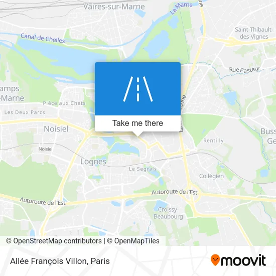 Allée François Villon map