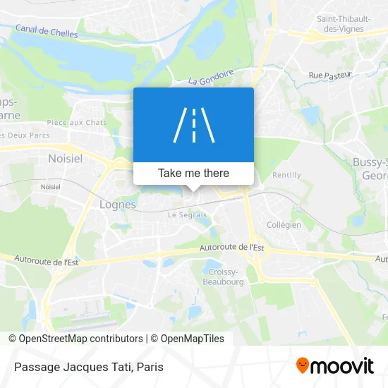Passage Jacques Tati map