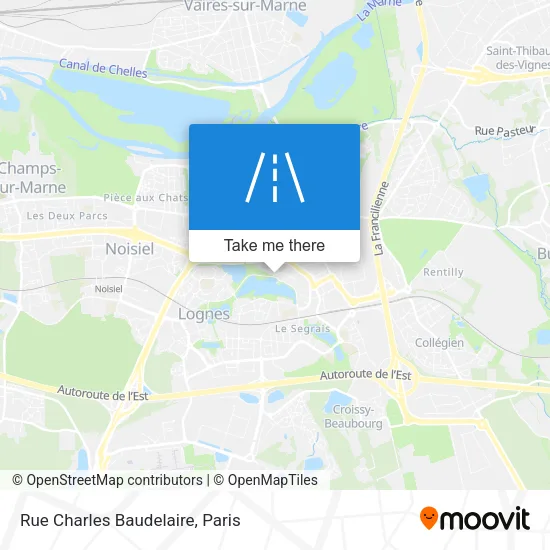 Mapa Rue Charles Baudelaire